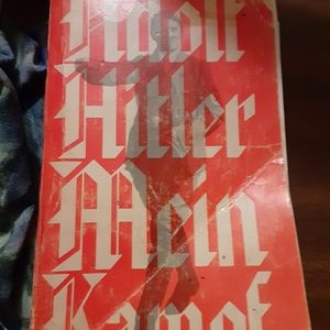 A paperback copy of Mein Kemph or My Struggle